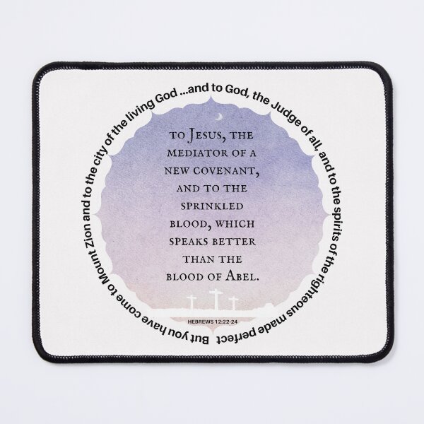 Item preview, You have come to mount Zion Hebrews 12 Scriptures Watercolor star night crosses at twilight designed and sold by NonPCTruths.