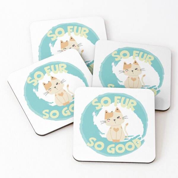 Item preview, So Fur So Good - Cat Pun designed and sold by KGoPrintables.