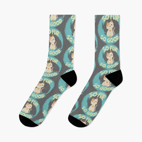 Item preview, So Fur So Good - Cat Pun designed and sold by KGoPrintables.