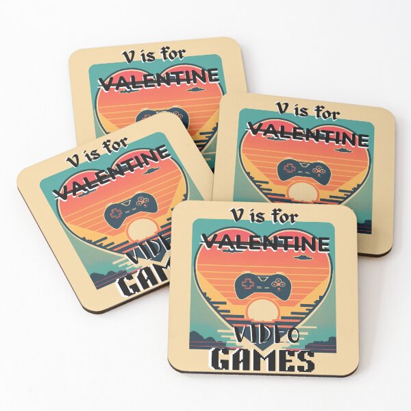 Item preview, Vintage Valentines Day Boys Kids Son V Is For Video Games Gamer designed and sold by Bird-Forest.