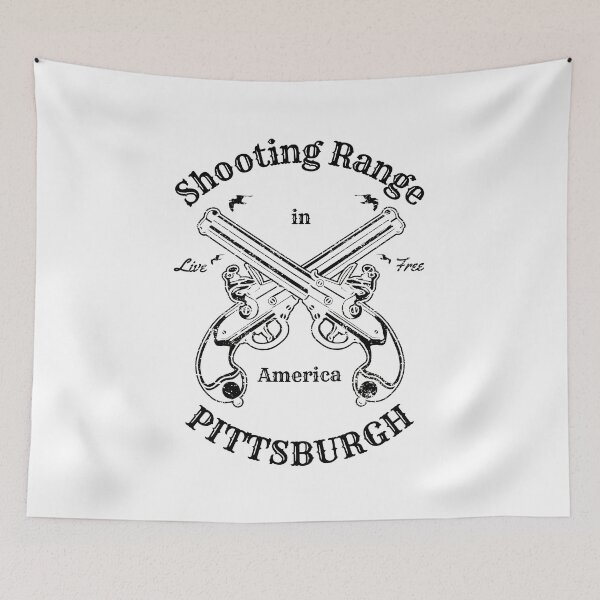 Item preview, Shooting Sports Range Vintage Logo - Pittsburgh in Pennsylvania America designed and sold by Vintage-TM.