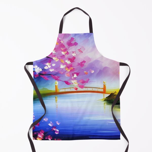 Item preview, Abstract Minimalist Cherry Blossom Landscape Art designed and sold by Blok45.
