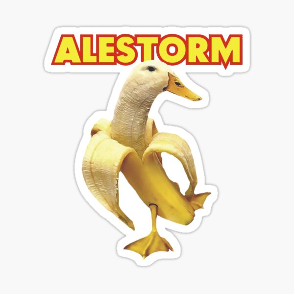 "AleStorm Banana Duck" Sticker for Sale by alicevam Redbubble