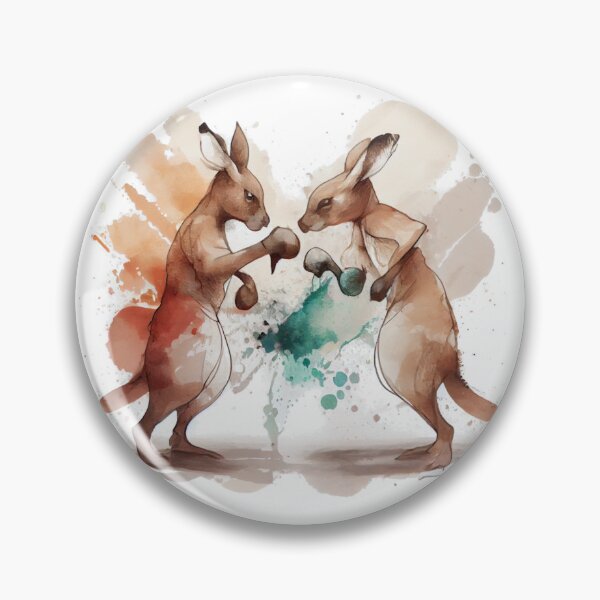 Item preview, Kangaroo boxing designed and sold by AiInker.