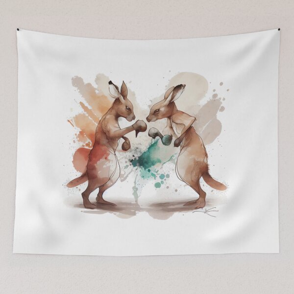 Item preview, Kangaroo boxing designed and sold by AiInker.