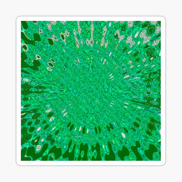 Green Splat 1 Sticker