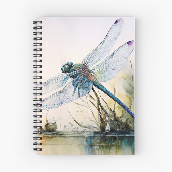 Artikelvorschau, Aquarell Libellendruck entworfen und verkauft von Neogaia Creations.