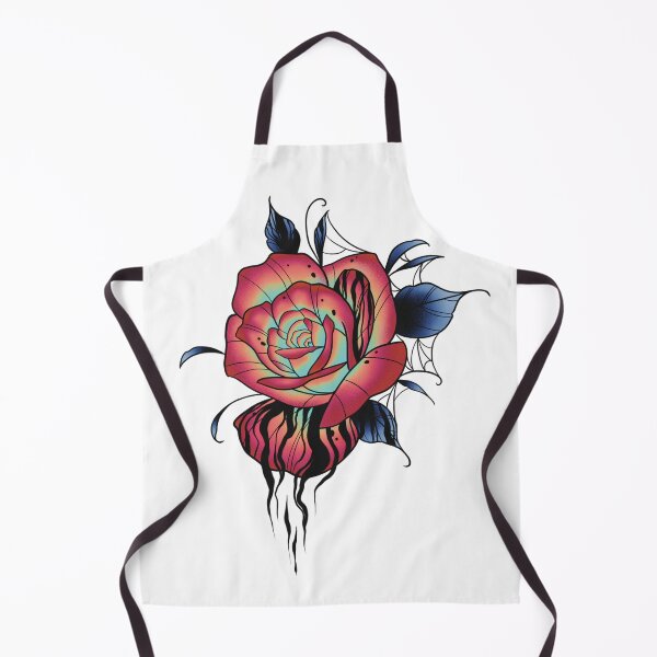 Item preview, colorful corrupted rose designed and sold by TheMagicianTatt.