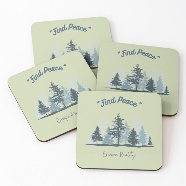 Item preview, Find peace, trees, nature designed and sold by pixeldizajn.