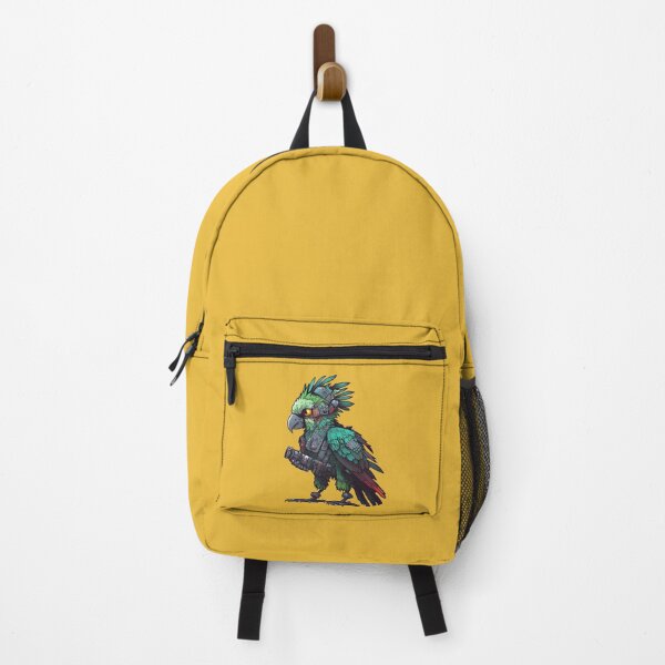 Item preview, Badass Robotic Cyberpunk Parrot - Cartoon Characters designed and sold by quick-drops.