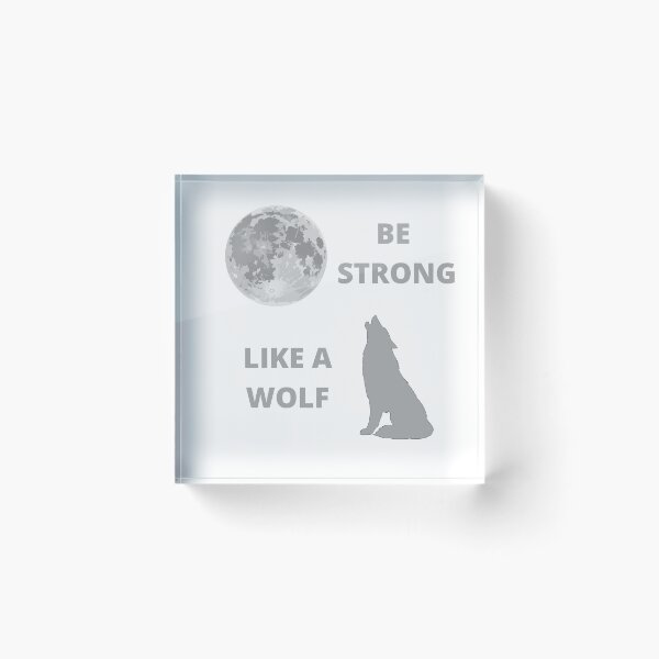 Item preview, Be Strong As A Wolf designed and sold by Brother03.
