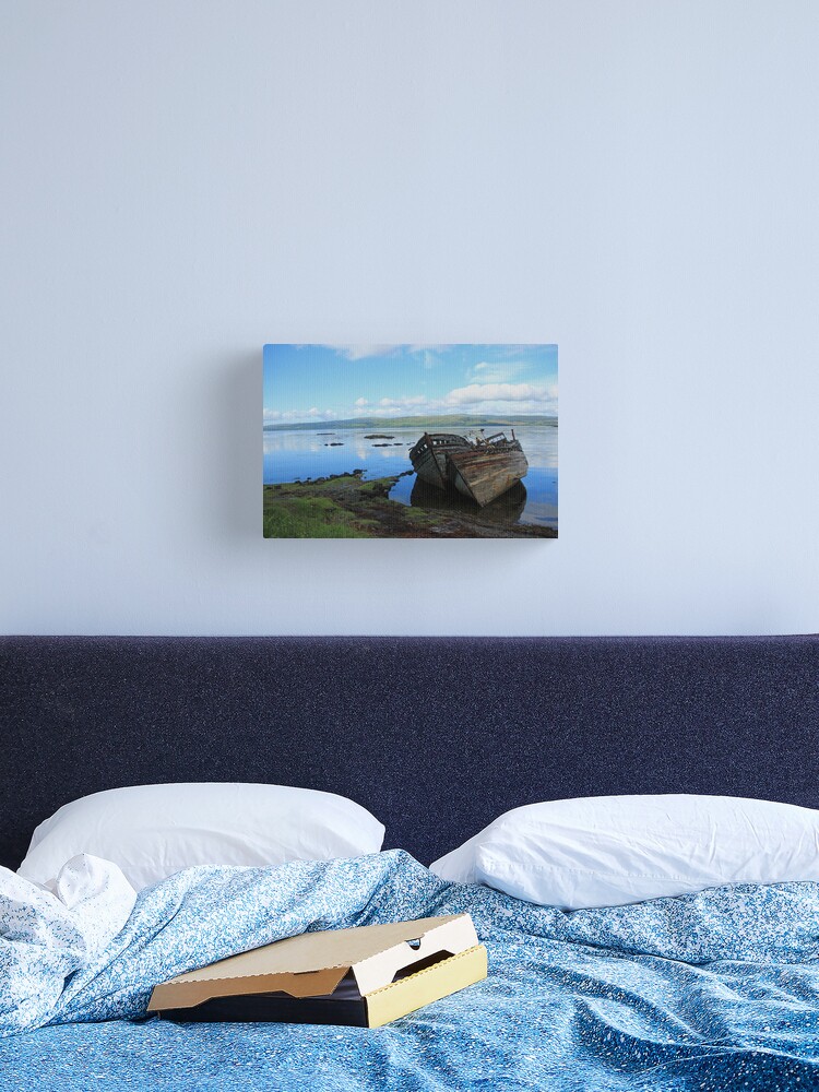 Canvas Print, Salen serenity designed and sold by Fiona MacNab