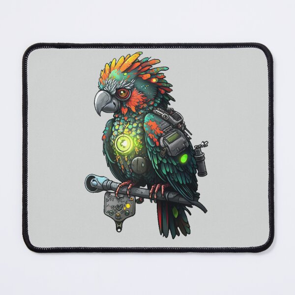 Item preview, Robotic Cyberpunk Parrot with Neon Light designed and sold by quick-drops.