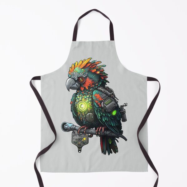 Item preview, Robotic Cyberpunk Parrot with Neon Light designed and sold by quick-drops.