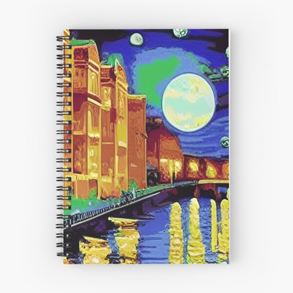Item preview, Painted Canal Late in the Night designed and sold by fergyfilms.