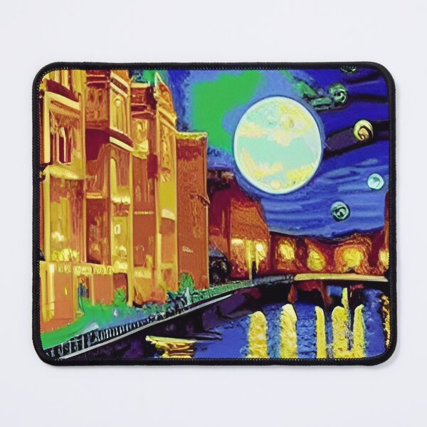 Item preview, Painted Canal Late in the Night designed and sold by fergyfilms.