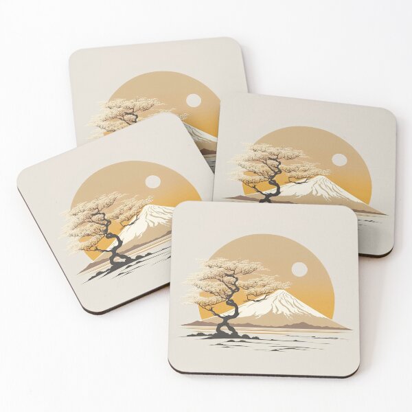 Item preview, Japan in its pure form: a minimalist portrait designed and sold by FlatLandPrints.