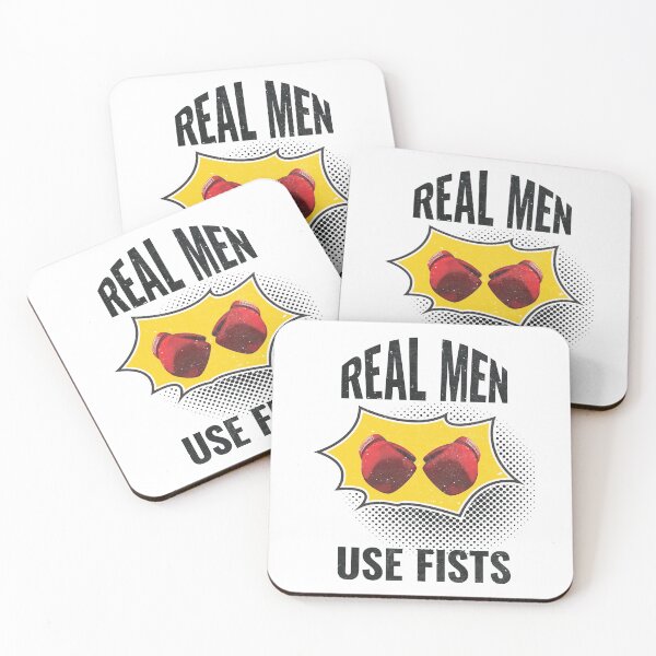 Item preview, Real Men Use Fists designed and sold by sahil400.