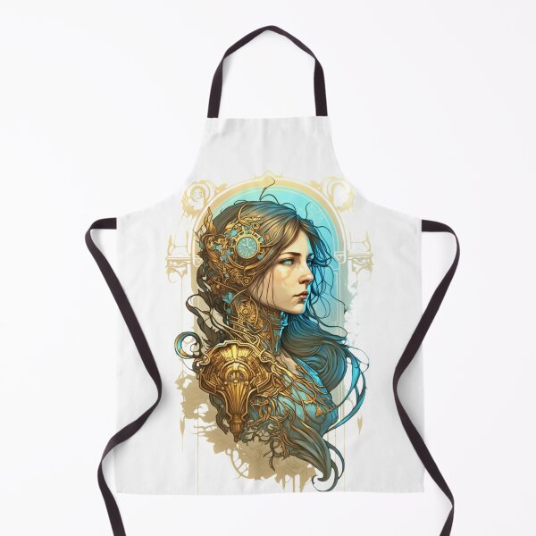 Item preview, Steampunk Golden Woman - A fusion of old and new technology designed and sold by SMCLN.