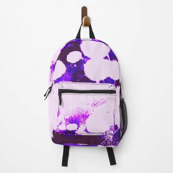 Item preview, White Abstract Dandelions with Purple designed and sold by asurtiumgreen.