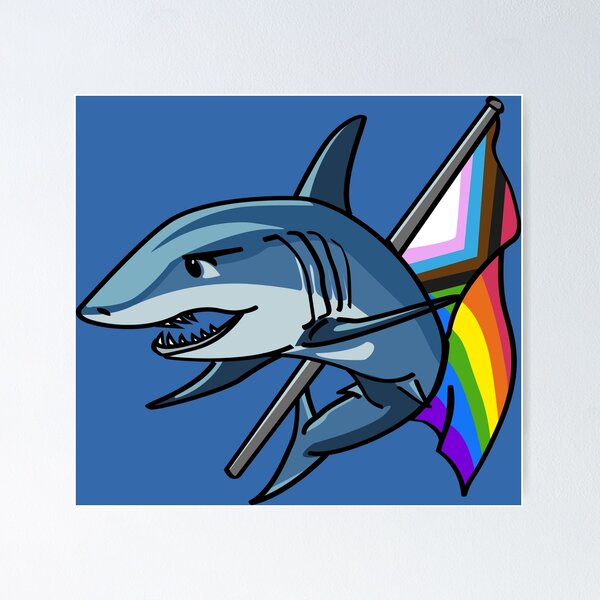 Pride Shark Poster