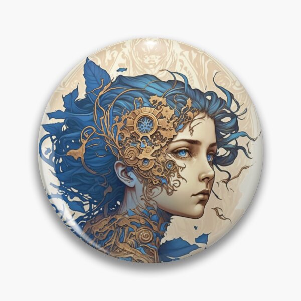 Item preview, Steampunk Golden Woman 2 - A fusion of old and new technology designed and sold by SMCLN.