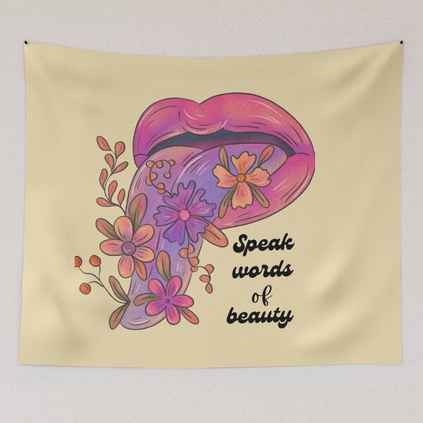Item preview, SPEAK WORDS OF BEAUTY designed and sold by JakNJill.