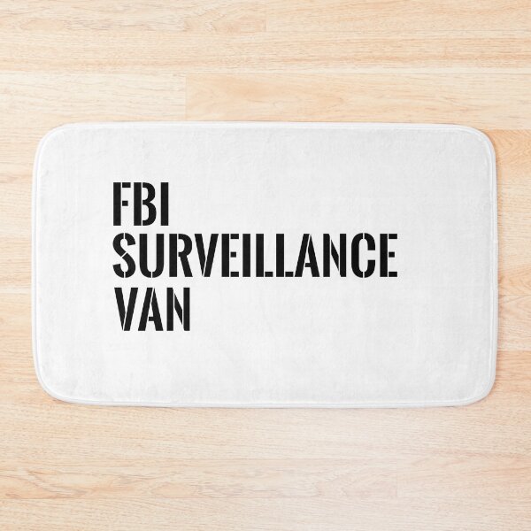 Item preview, FBI Surveillance Van, Black and White, Original Art, Cool Hemet Art designed and sold by RattlSnkCanynTs.