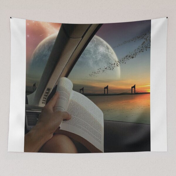 Item preview, Moon View Book Break designed and sold by DreamCollagee.