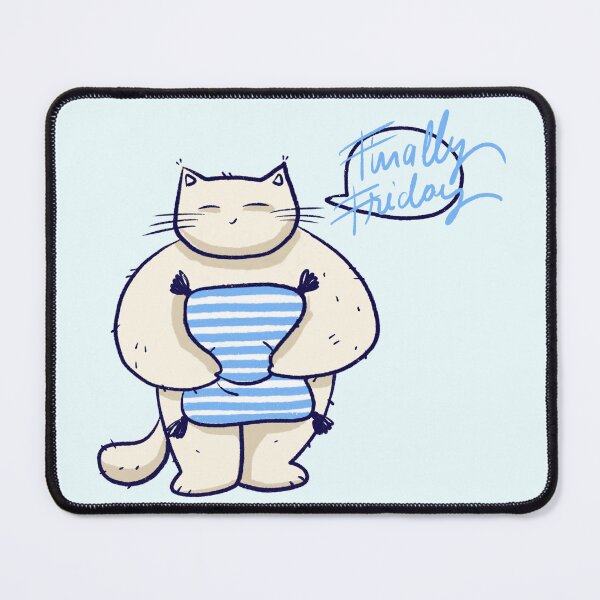 Item preview, Finally Friday for the tired cat  designed and sold by IULIART.