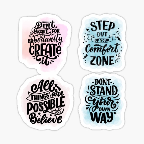 Cute Stickers - Positive Stickers - Green Stickers - Quote Magnets- Sticker  for Kids and Adults Sticker for Sale by Christy Ann Martine