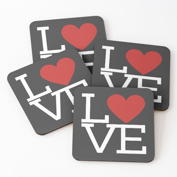 Item preview, Word Love with Red Heart designed and sold by KGoPrintables.