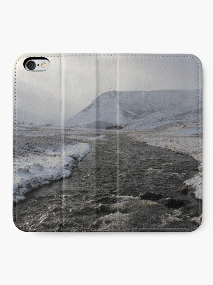 Alternate view of Winter river iPhone Wallet