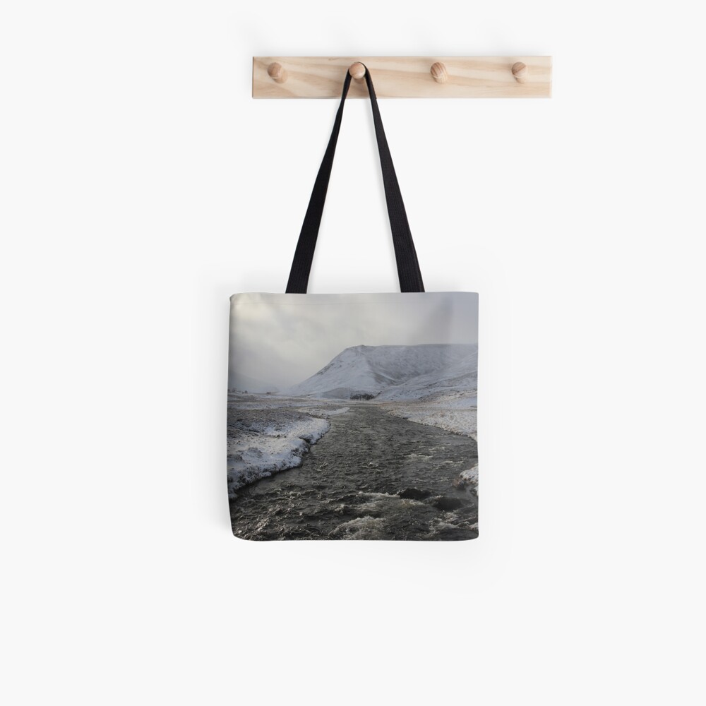 Winter river Tote Bag