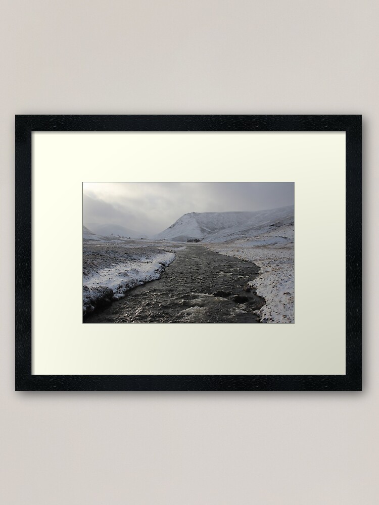 Alternate view of Winter river Framed Art Print