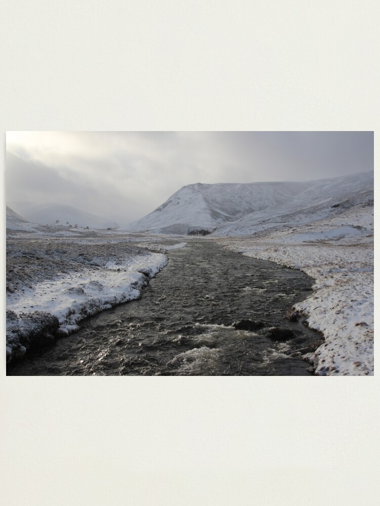 Alternate view of Winter river Photographic Print