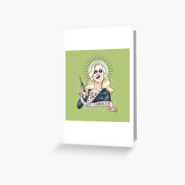 Hatchetface: I Got Character Greeting Card