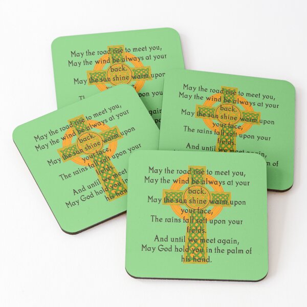 Item preview, May The Road Rise To Meet You - Irish Quote  designed and sold by CrankyOldDude.