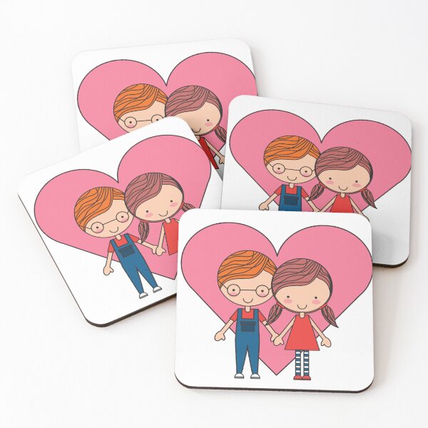 Item preview, Cute Soulmates holding hands forever  a valentine special ,  designed and sold by Rishabhthinks.