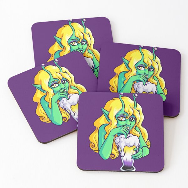 Item preview, Nonbinary Milkshake Alien designed and sold by Artimanx.