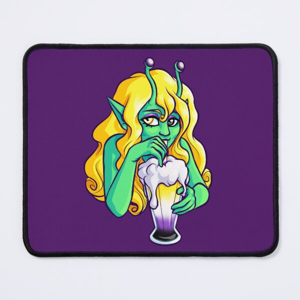 Item preview, Nonbinary Milkshake Alien designed and sold by Artimanx.