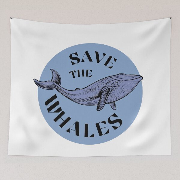 Item preview, Save the whales designed and sold by addict2reading.