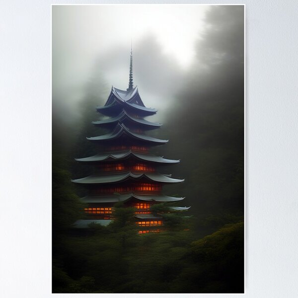 Item preview, Lost in the Mists of Time: A Traditional Japanese House in the Heart of the Forest designed and sold by Mitrodoros.