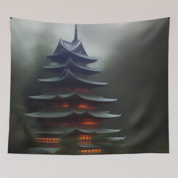Item preview, Lost in the Mists of Time: A Traditional Japanese House in the Heart of the Forest designed and sold by Mitrodoros.