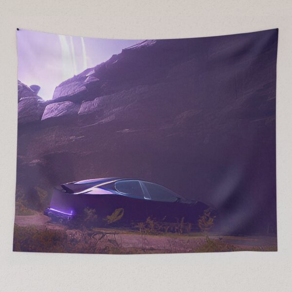 Item preview, Intergalactic Nighttime Tesla designed and sold by fergyfilms.