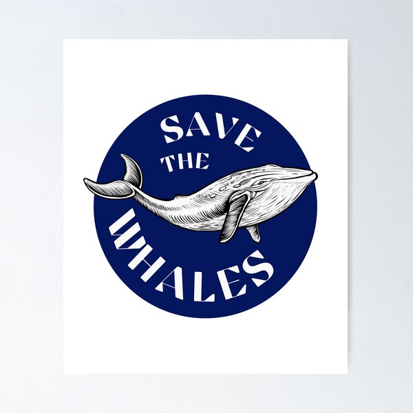 Item preview, Save the whales designed and sold by addict2reading.