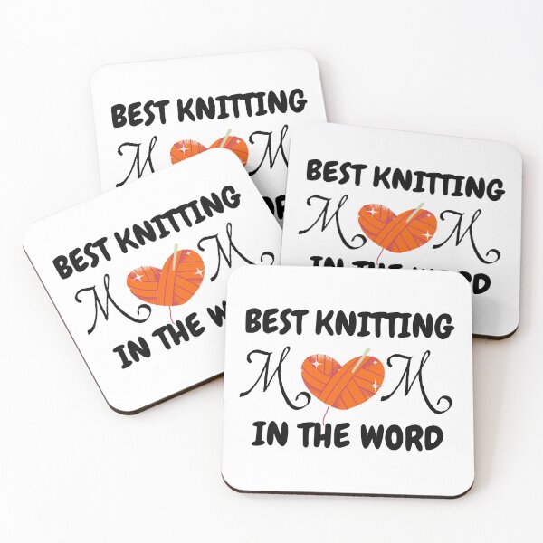 Item preview, best knitting mom in the world designed and sold by smilup.
