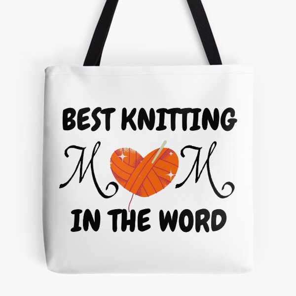 Item preview, best knitting mom in the world designed and sold by smilup.