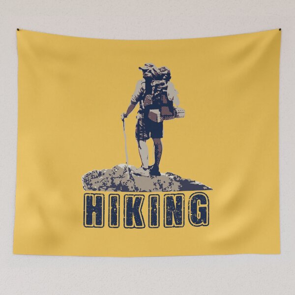 Item preview, Hiking backpack retro travel gear designed and sold by HomeCoquette.