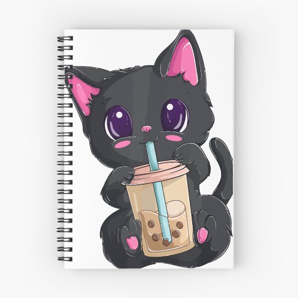 Item preview, Booba Cute Black Cat designed and sold by With Dusty.